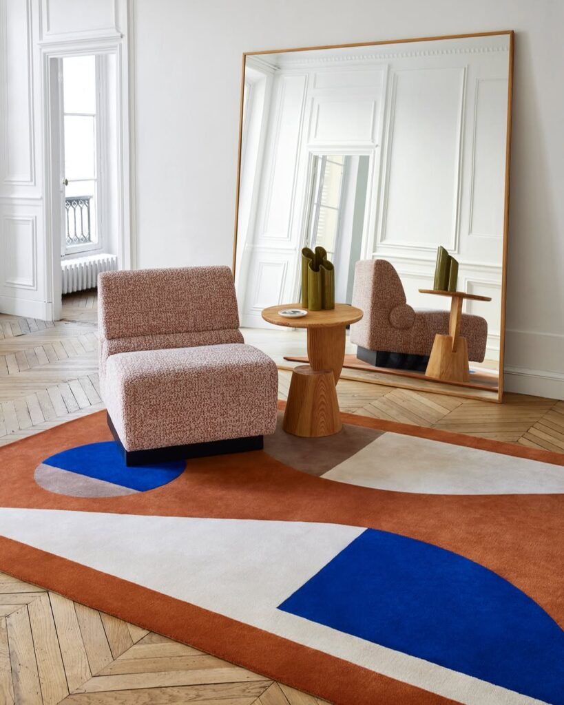 Hand-tufted wool rug for living room — made with premium New Zealand wool